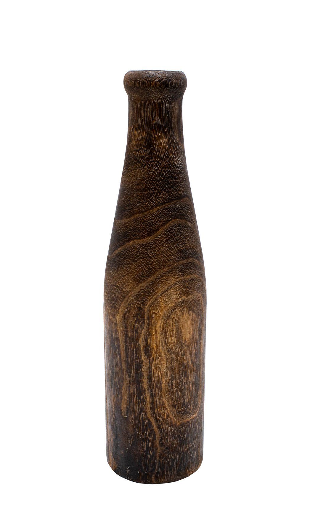 Spetebo Dekovase Design Holz Blumen Vase günstig online kaufen