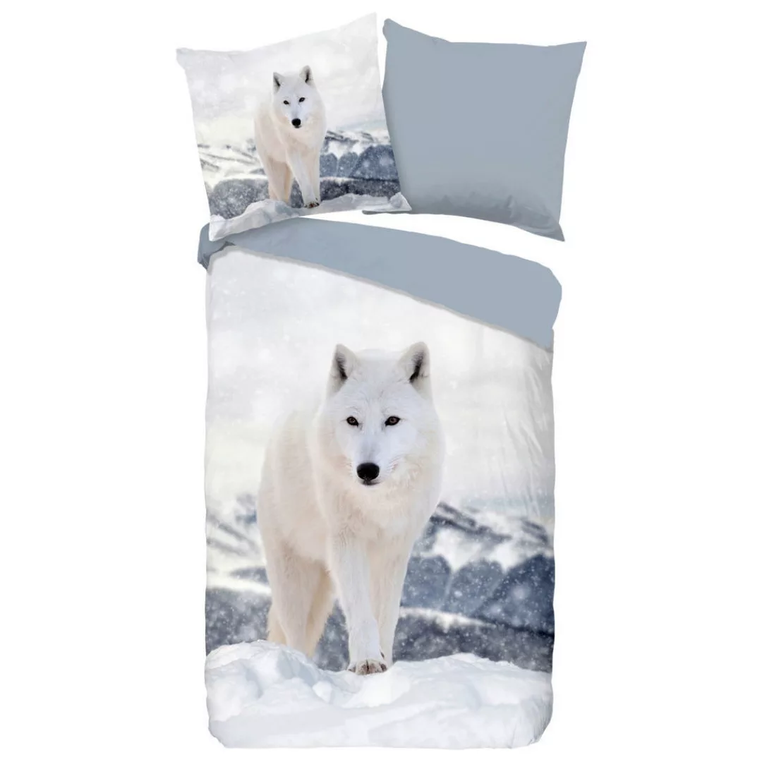 PURE luxury collection Wendebettwäsche »White Fox«, 100% Mikrofaser günstig online kaufen