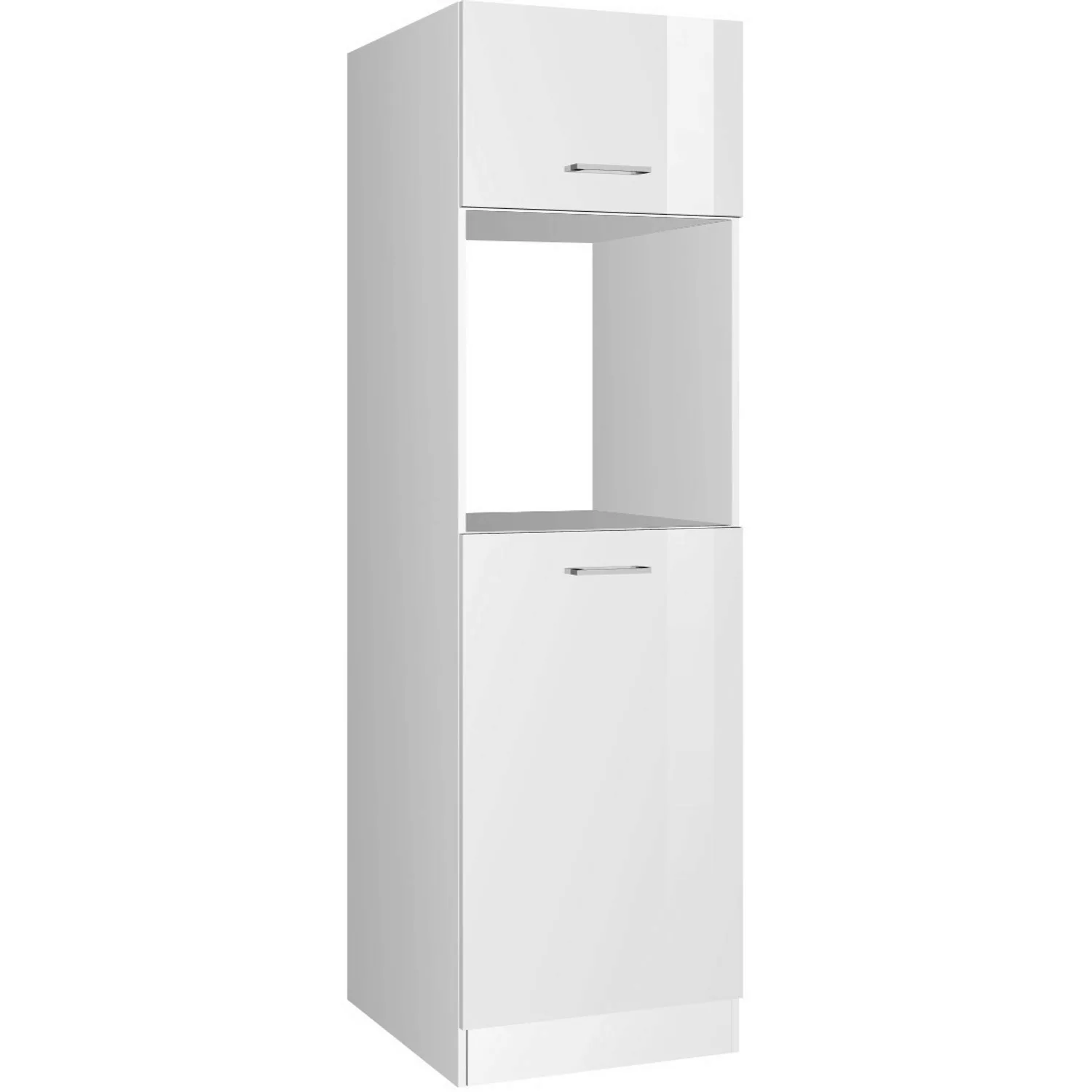 Held Möbel Kühlschrank/Ofenumbauschrank Mailand 60 cm Hochglanz Weiß/Weiß günstig online kaufen