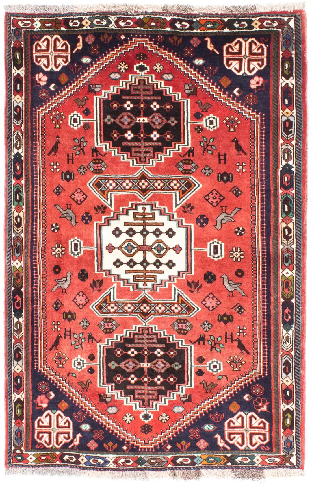 morgenland Orientteppich »Perser - Nomadic - 170 x 116 cm - dunkelrot«, rec günstig online kaufen