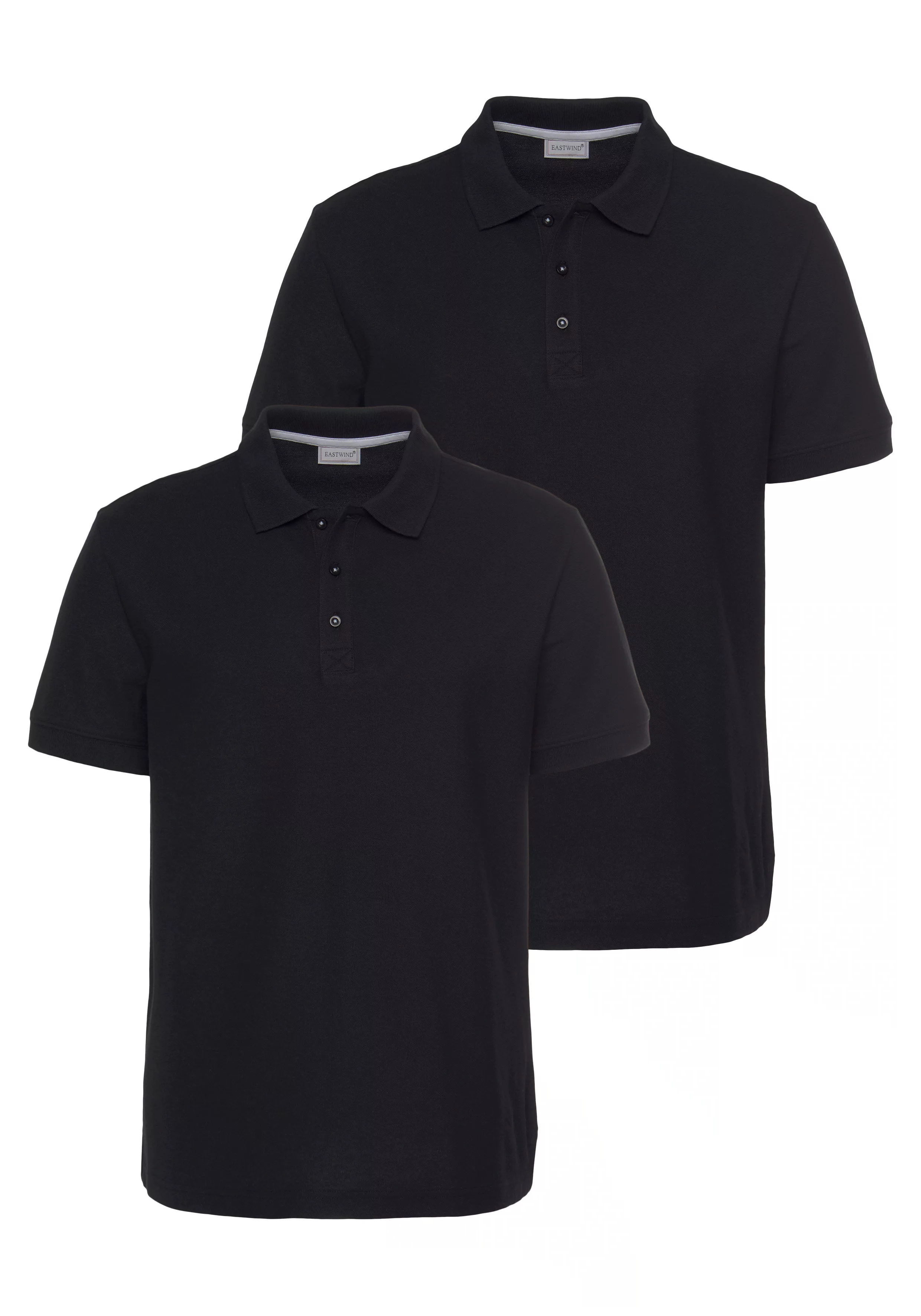 Eastwind Poloshirt "Double Pack Polo, navy+white" günstig online kaufen