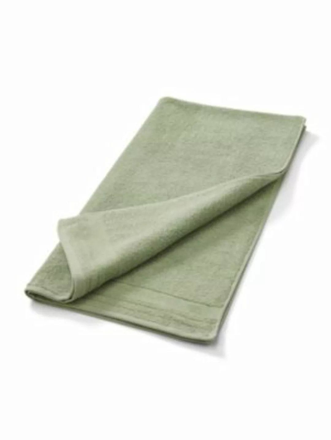 TOM TAILOR Bath Frottier Handtuch Handtücher grün günstig online kaufen