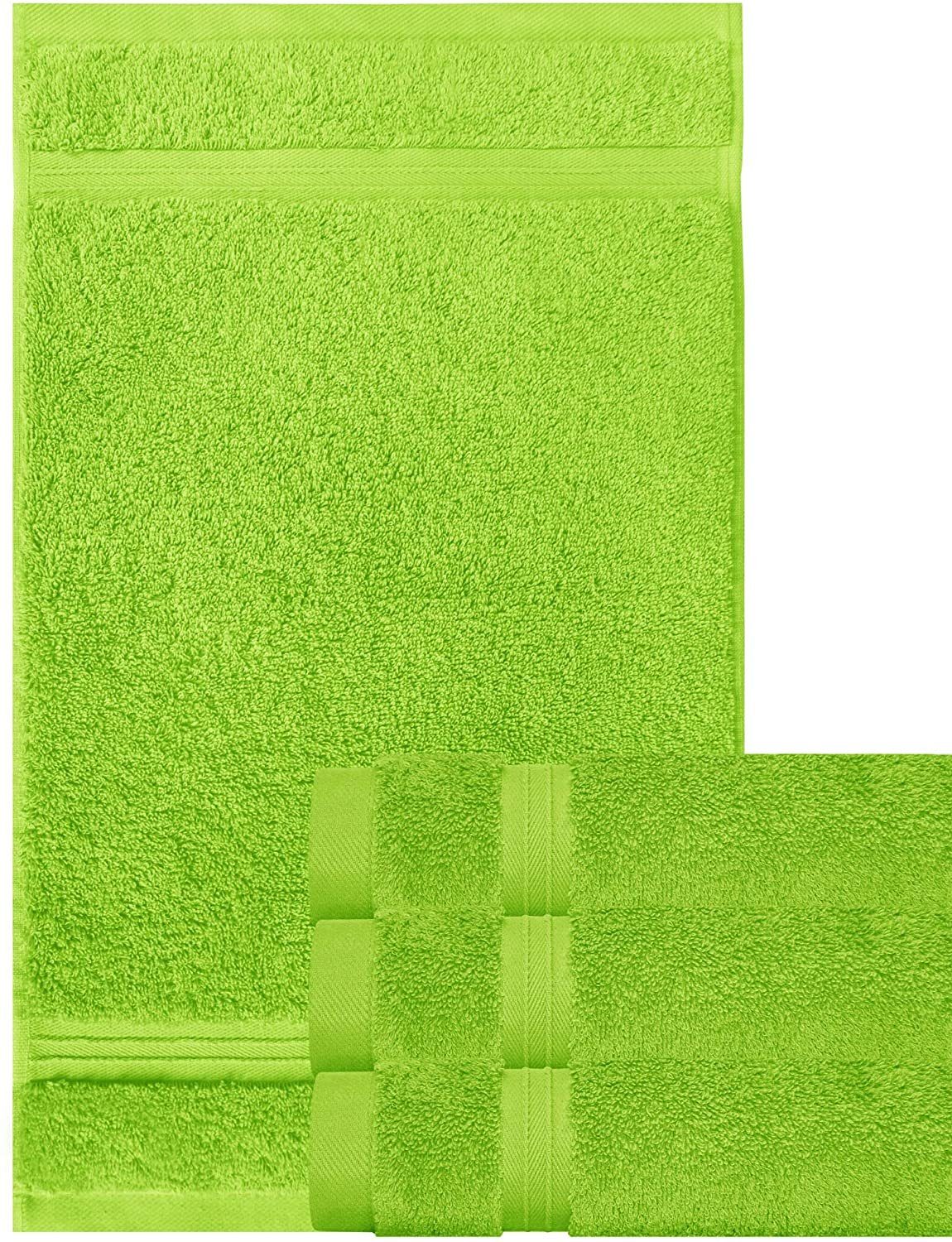 Lashuma Gästehandtücher Linz, Frottee (4-St), Grüne günstig online kaufen