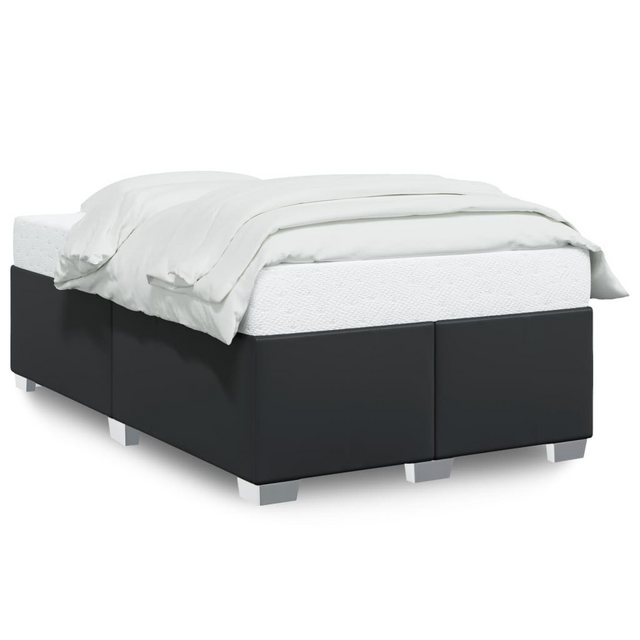 vidaXL Bett, Bettgestell ohne Matratze Schwarz 120x190 cm Kunstleder günstig online kaufen