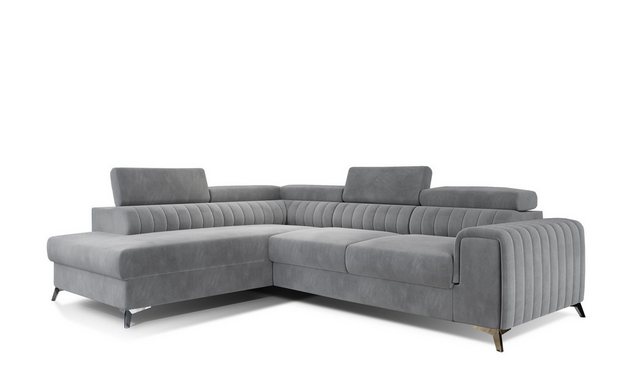 MOEBLO Ecksofa OLIVIER, mit Schlaffunktion und Bettkasten, Couch für Wohnzi günstig online kaufen