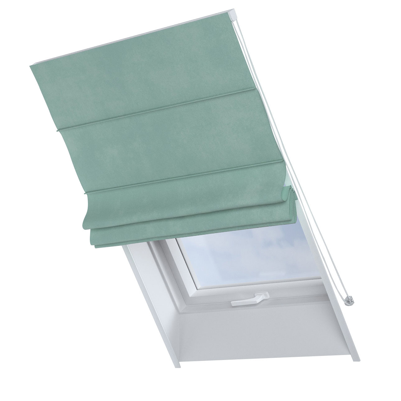 Dekoria Dachfenster-Raffrollo Rimini, mint, 50 x 60 cm günstig online kaufen