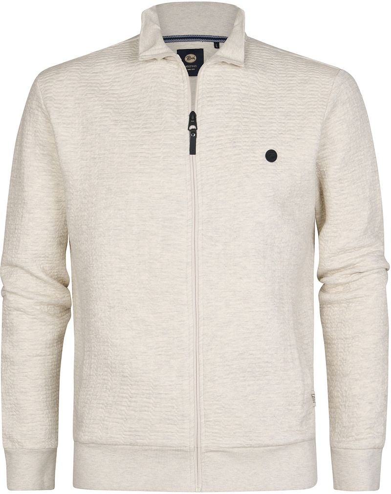 Petrol Strickjacke Starboard Greige - Größe XXL günstig online kaufen