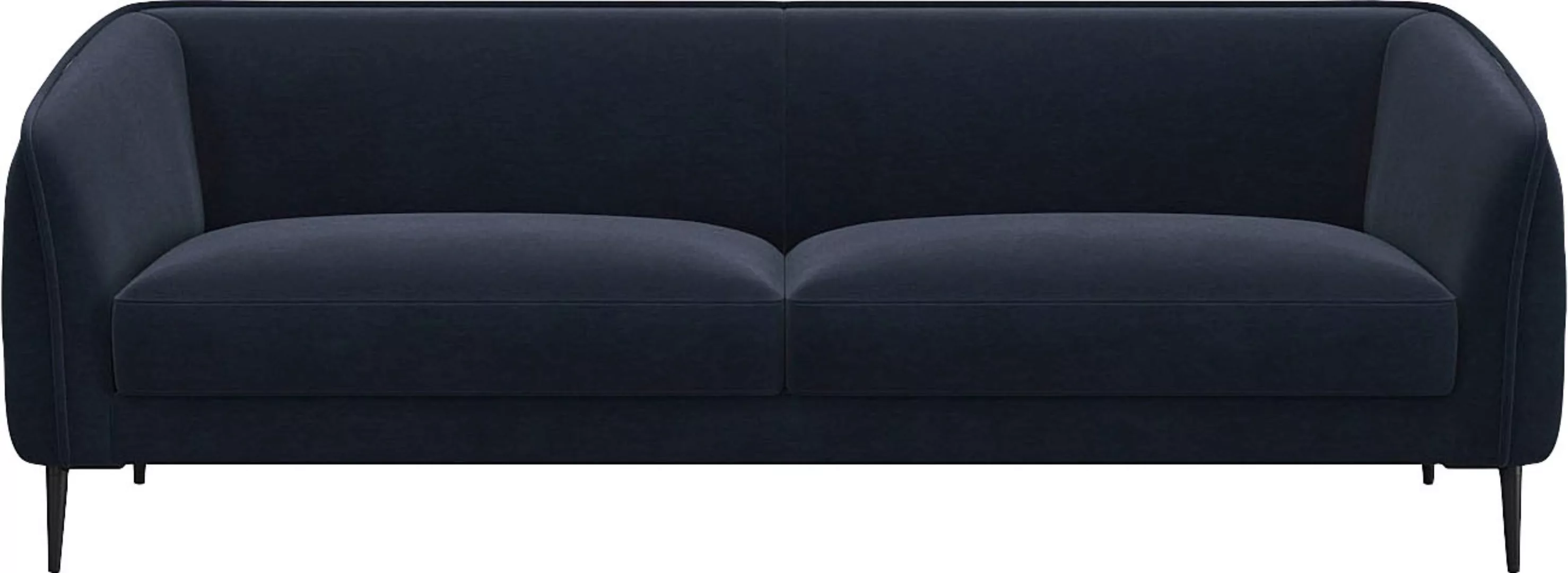 FLEXLUX 3-Sitzer "Belle Designsofa, Couch, bequem durch Kaltschaum im Sitz" günstig online kaufen