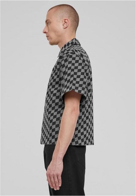 URBAN CLASSICS Langarmhemd Laser Check Printed Boxy Shirt günstig online kaufen