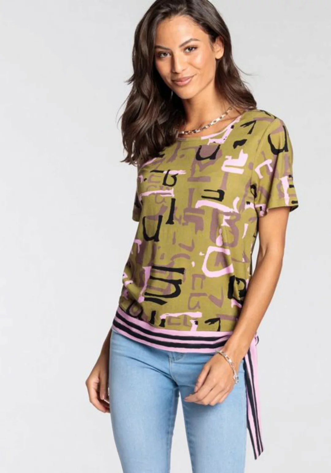 Laura Scott T-Shirt mit modernen Print - NEUE KOLLEKTON günstig online kaufen