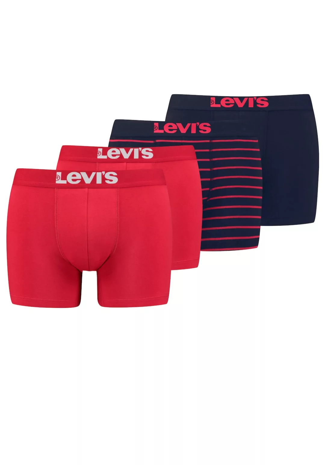 Levis Boxershorts, (Packung, 4er-Pack), mit breitem Logobund günstig online kaufen
