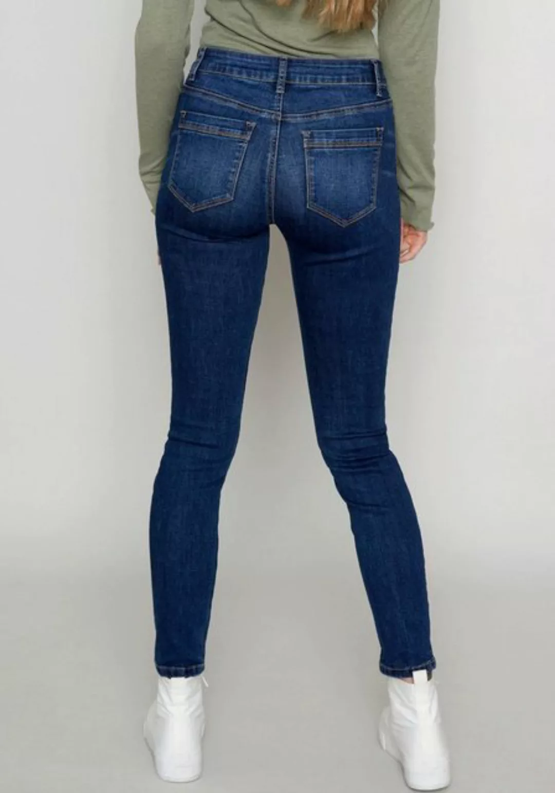 HaILY’S Slim-fit-Jeans (1-tlg) Plain/ohne Details günstig online kaufen