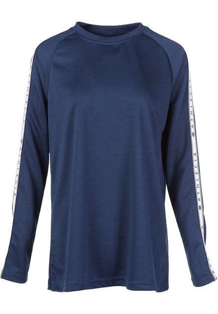 ATHLECIA Langarmshirt SELLA (1-tlg) mit hippen Logoprint-Streifen günstig online kaufen