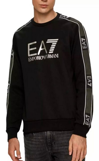 Emporio Armani Sweatshirt EA7 Tennis Club Tape Retro Pullover Elastische St günstig online kaufen