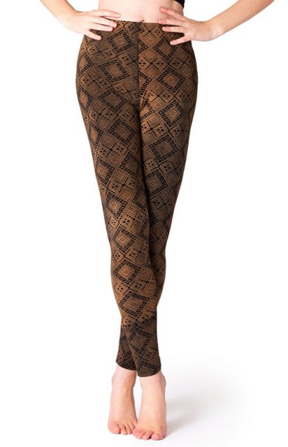 PANASIAM Leggings Unikat Batik Leggings mit orientalischem Muster Goa Hose günstig online kaufen