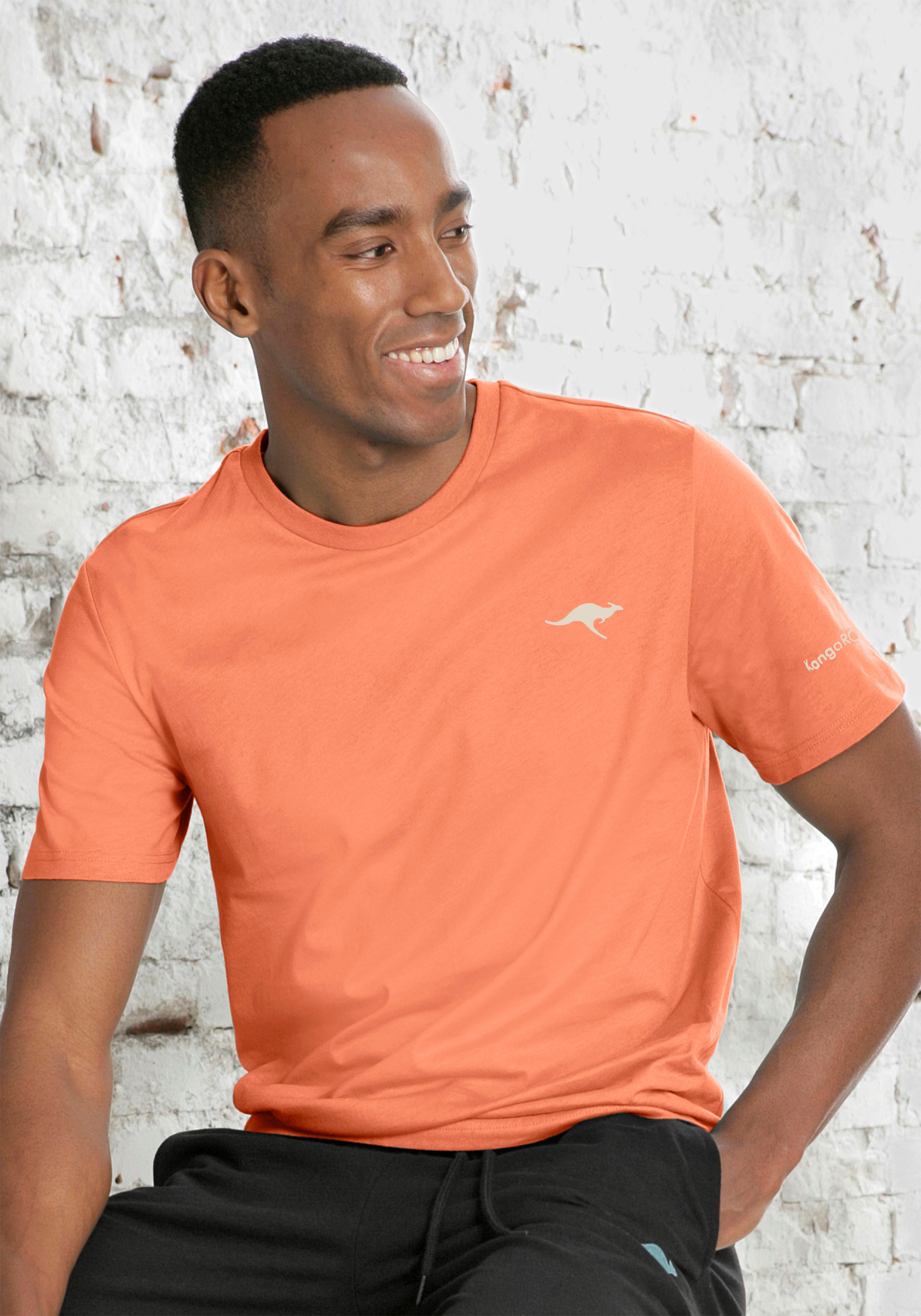 KangaROOS T-Shirt (2er-Pack) mit KangaROOS Print günstig online kaufen