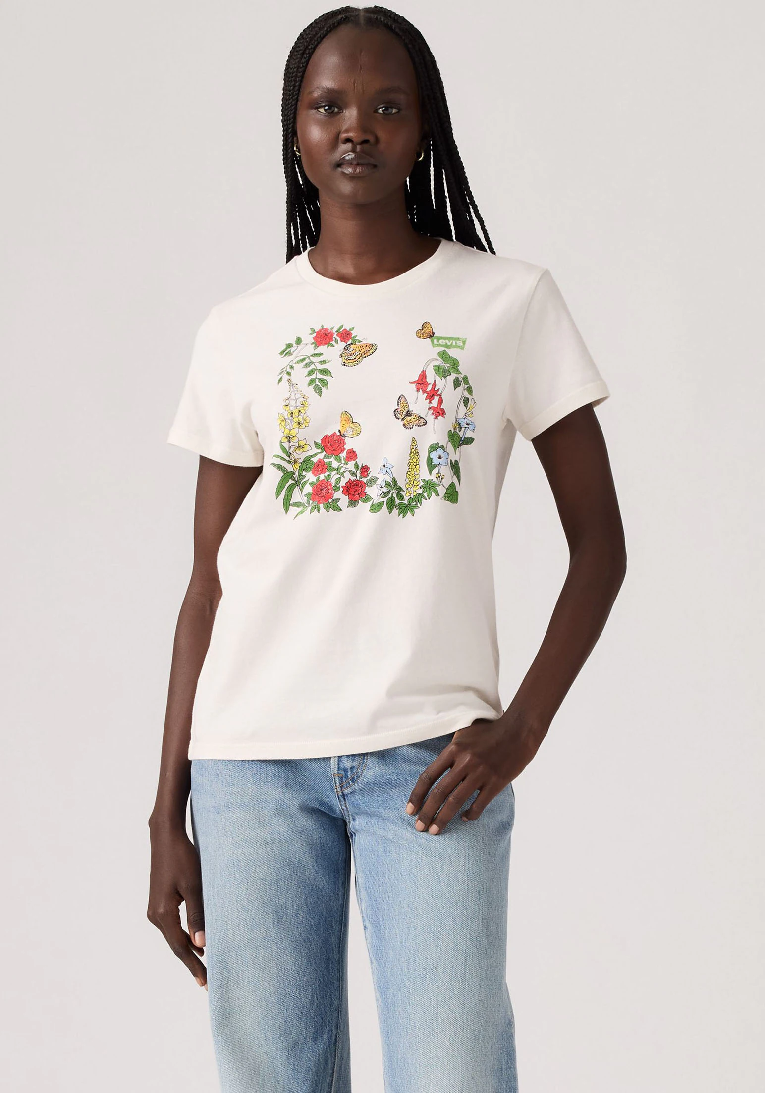 Levis T-Shirt "THE PERFECT TEE", mit Blumen Print günstig online kaufen