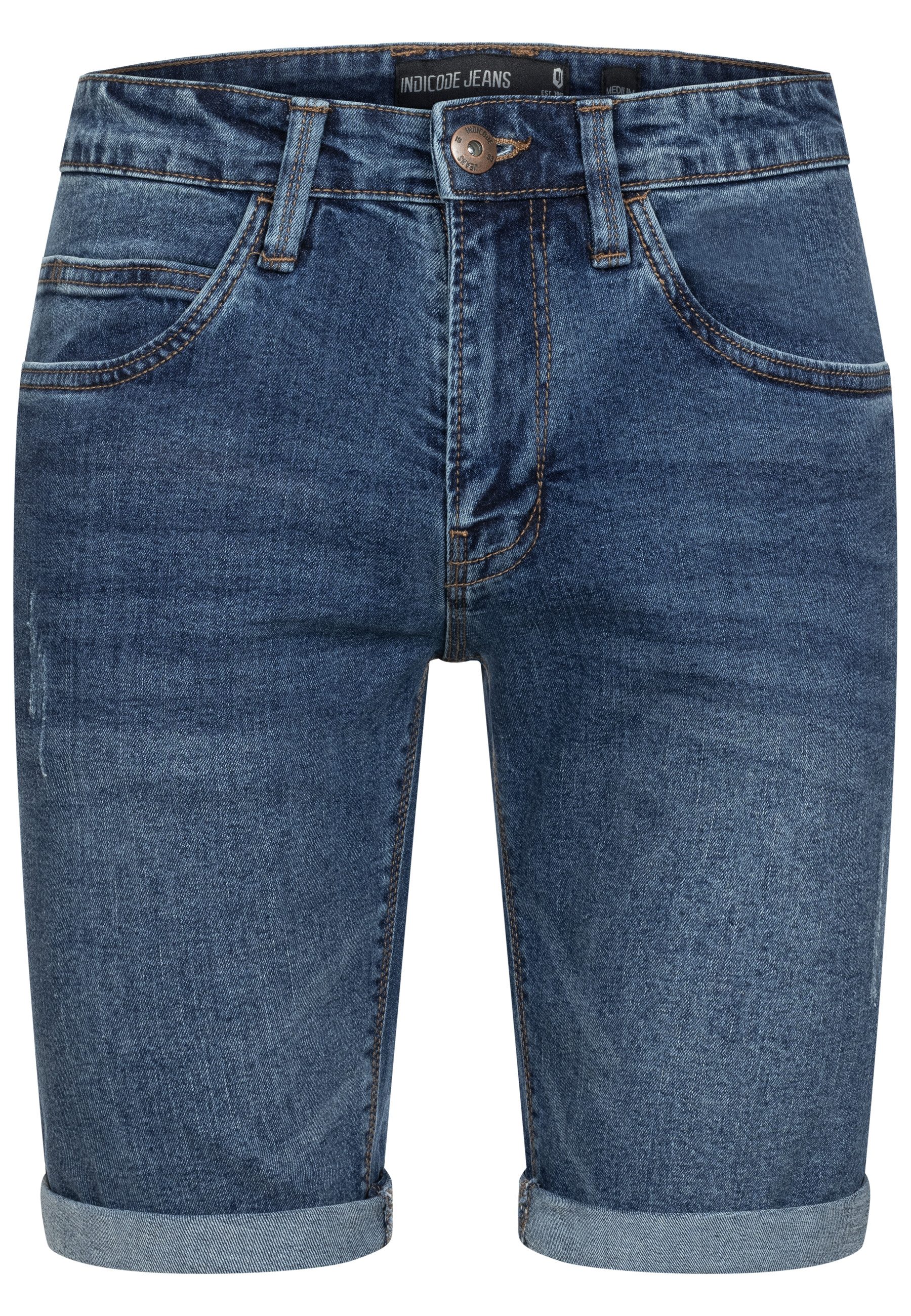 Indicode Jeansshorts Caden mit 5 Taschen, günstig online kaufen