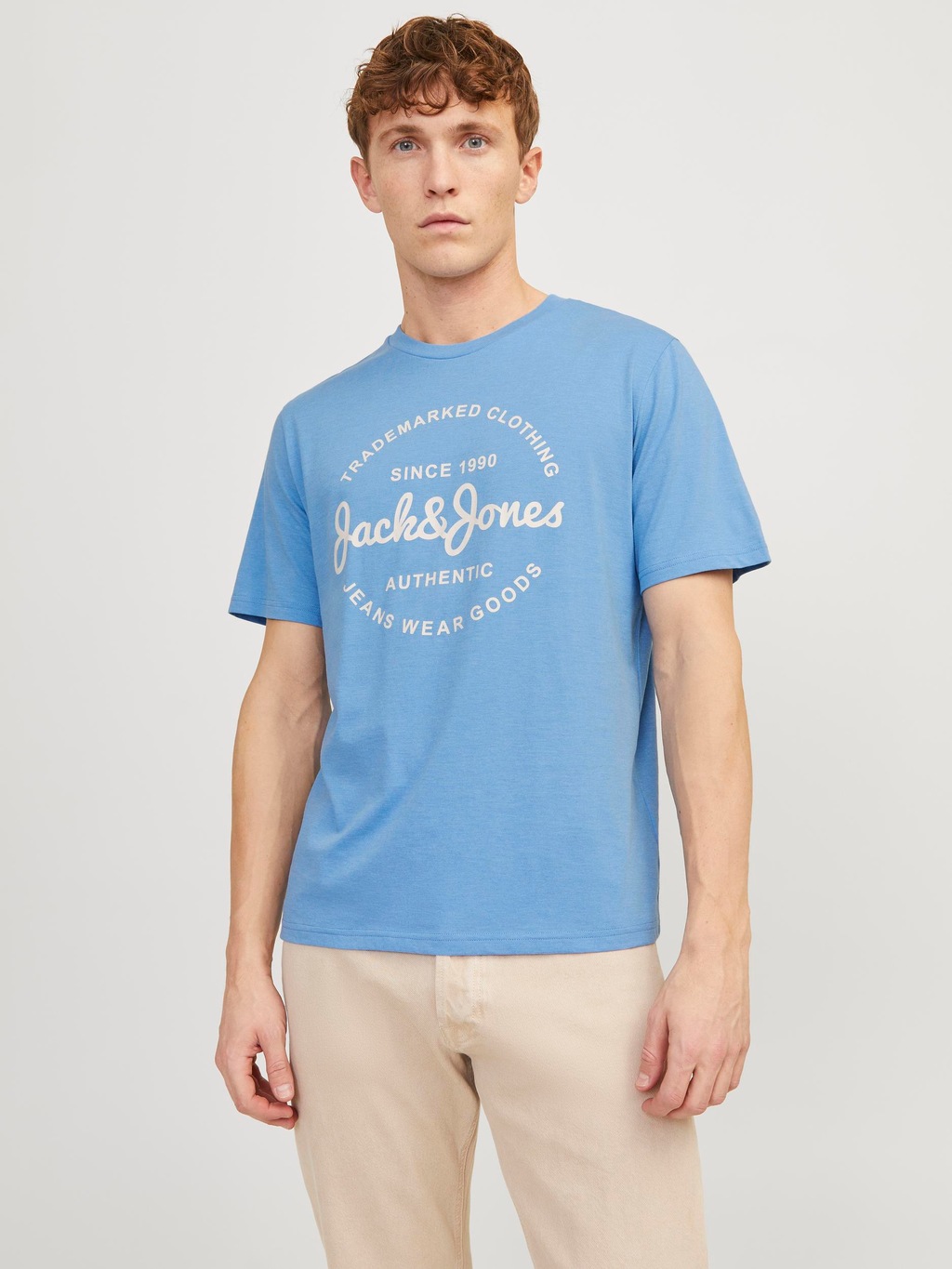 Jack & Jones Kurzarmshirt "JJFOREST TEE SS CREW NECK" günstig online kaufen