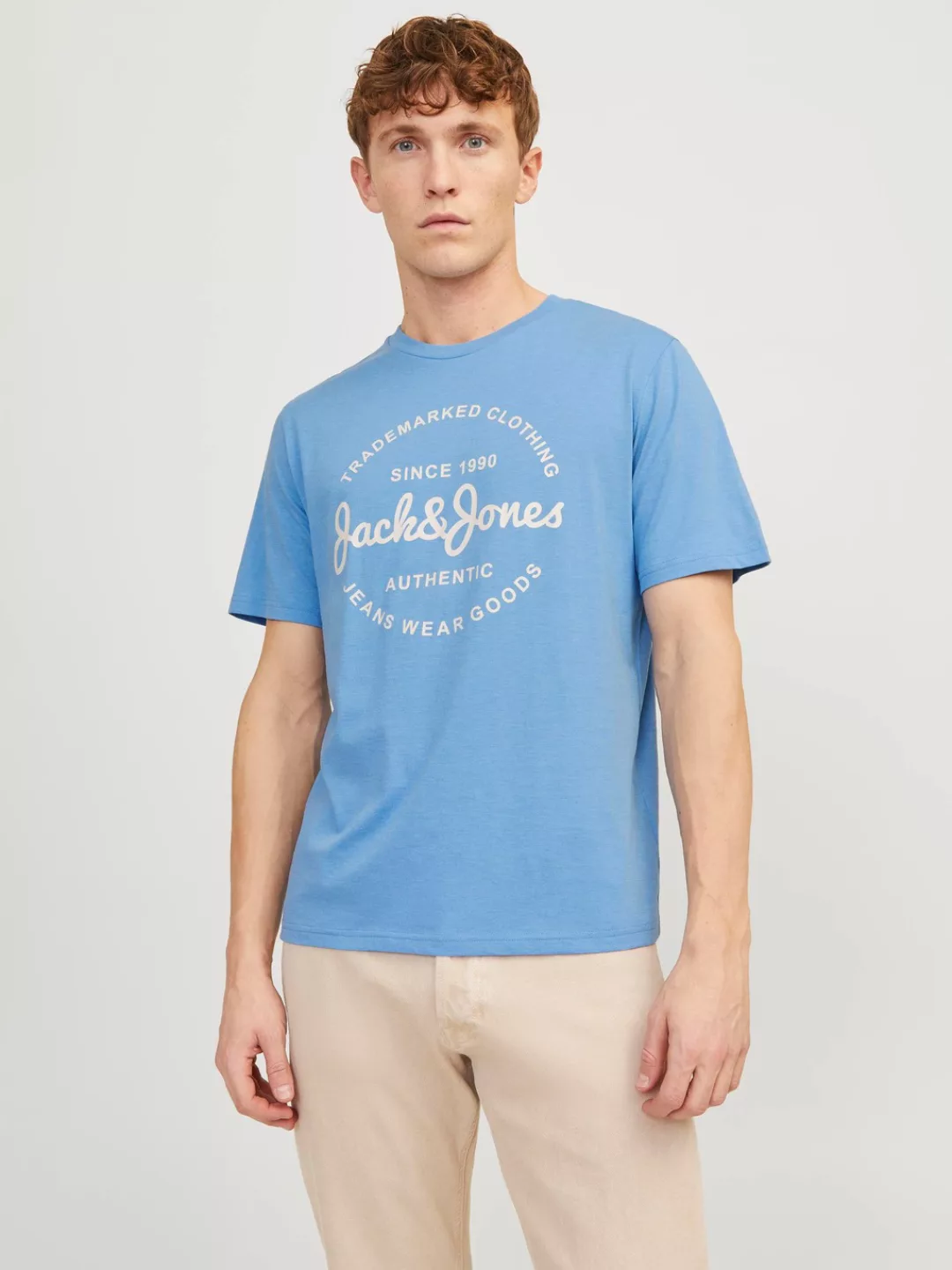 Jack & Jones Kurzarmshirt JJFOREST TEE SS CREW NECK günstig online kaufen