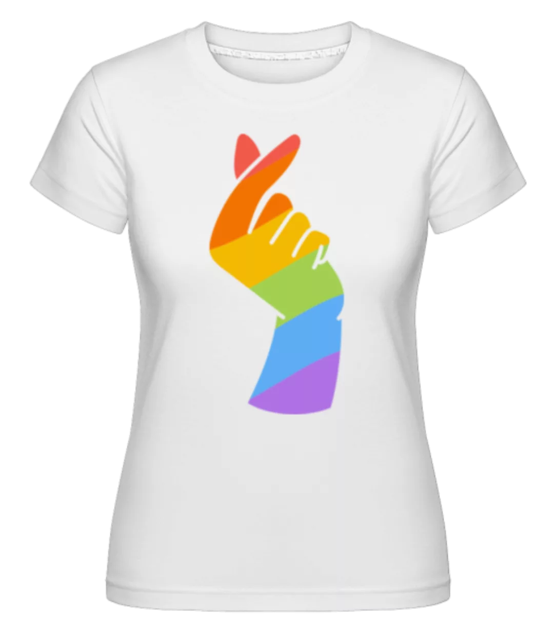 Queer Finger Herz · Shirtinator Frauen T-Shirt günstig online kaufen