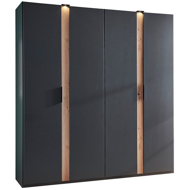 Lomadox Kleiderschrank RONDA-43 Schlafzimmerschrank 200 cm breit inkl. Bele günstig online kaufen