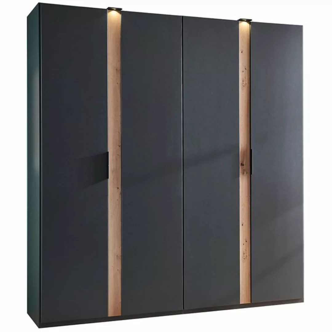 Lomadox Kleiderschrank RONDA-43 Schlafzimmerschrank 200 cm breit inkl. Bele günstig online kaufen