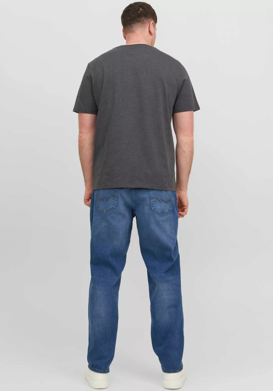 Jack & Jones PlusSize Rundhalsshirt JJELOGO TEE SS O-NECK 2 COL 23/24 PLS günstig online kaufen