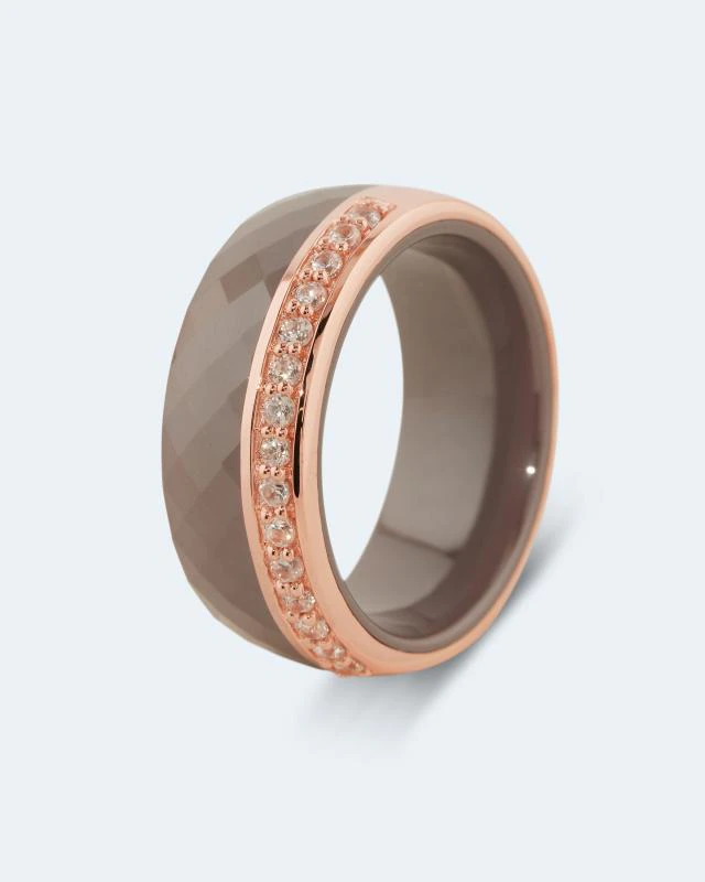 La Luna Design in Silber Keramik-Ring günstig online kaufen