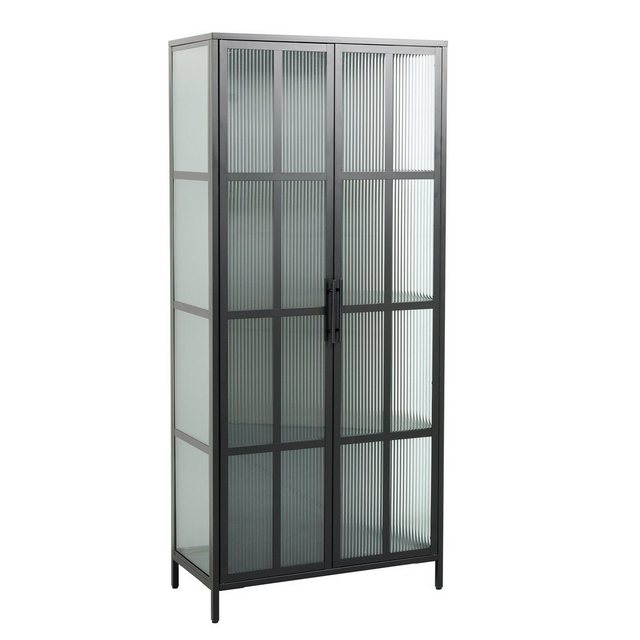 riess-ambiente Vitrine DURA STEEL 180cm schwarz / transparent (Einzelartike günstig online kaufen