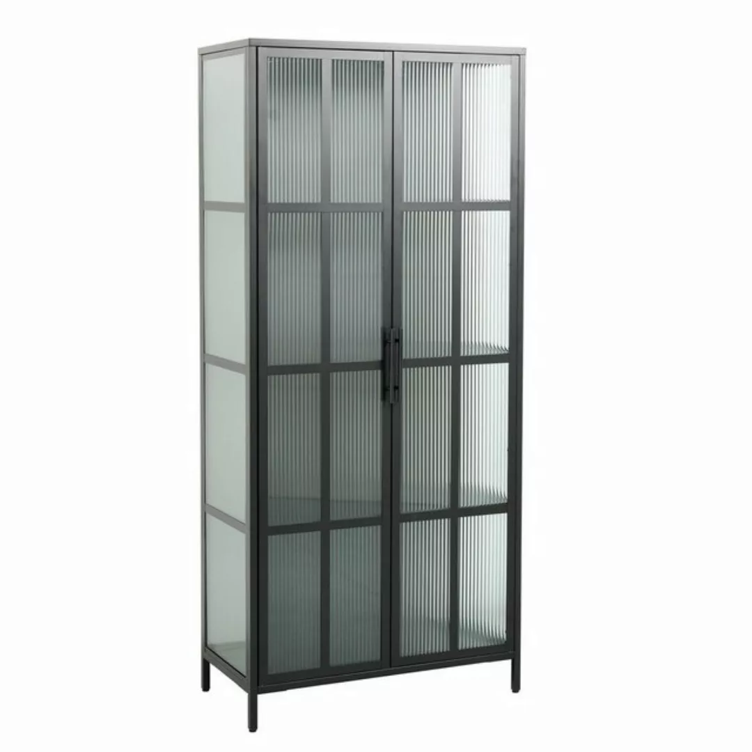 riess-ambiente Vitrine DURA STEEL 180cm schwarz / transparent (Einzelartike günstig online kaufen