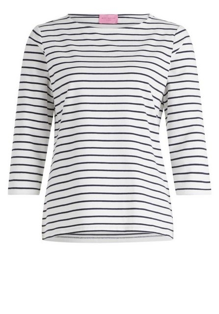 Betty Barclay T-Shirt Shirt Kurz 3/4 Arm, Cream/Dark Blue günstig online kaufen