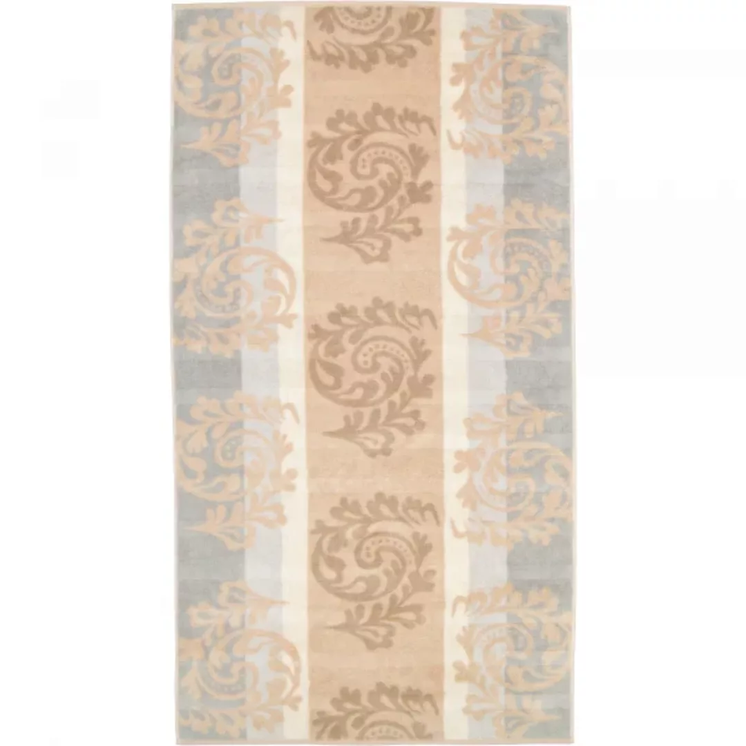 Cawö - Noblesse Cashmere Jacquard 1057 - Farbe: sand - 33 - Duschtuch 80x15 günstig online kaufen