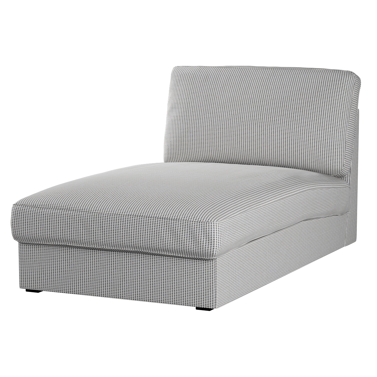 Bezug für Kivik Recamiere Sofa, schwarz-beige, Bezug für Kivik Recamiere, L günstig online kaufen