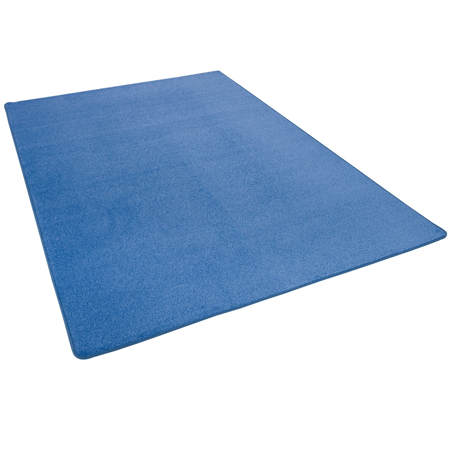 Snapstyle Trend Velours Teppich Joy Blau 80x160cm günstig online kaufen