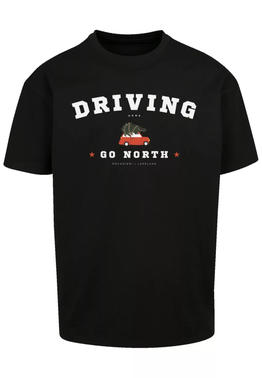 F4NT4STIC T-Shirt "Driving Home Weihnachten", Weihnachten, Geschenk, Logo günstig online kaufen