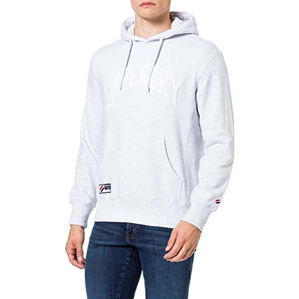 Superdry Varsity Arch Mono Pullover 2XL Ice Marl günstig online kaufen