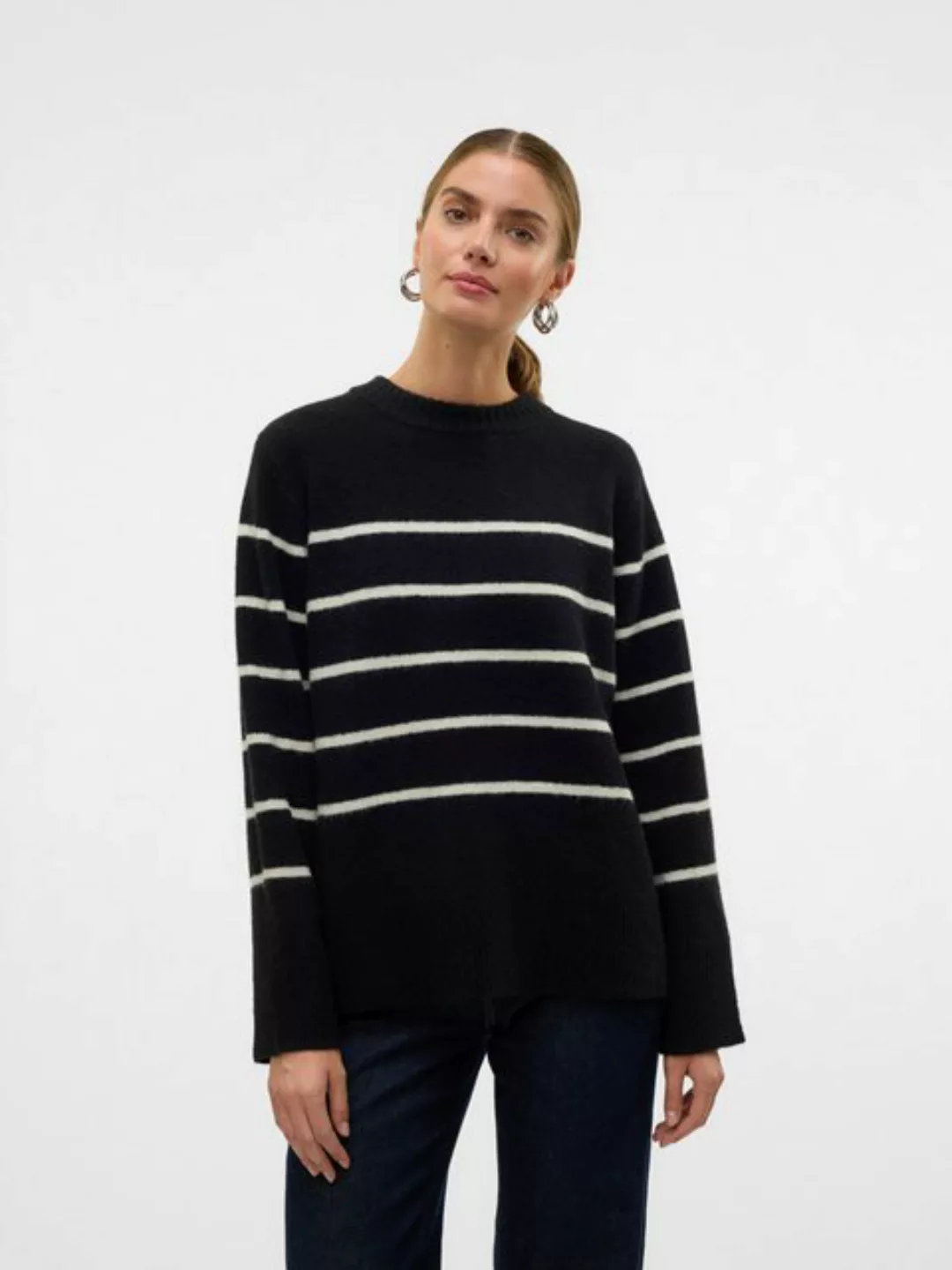 Vero Moda Strickpullover "VMFLAWLESS LS O-NECK PULLOVER GA NOOS" günstig online kaufen