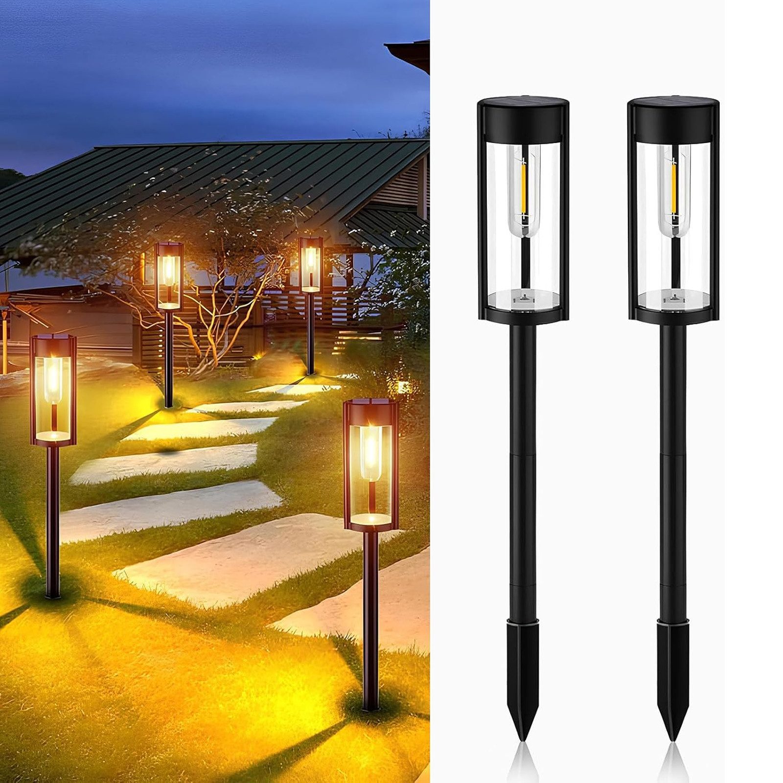 BlingBin LED Solarleuchte Garten Solarleuchten FüR günstig online kaufen