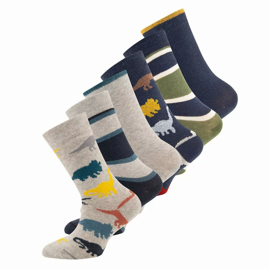 Ewers Socken Socken 6er Pack Ringel/Dino günstig online kaufen