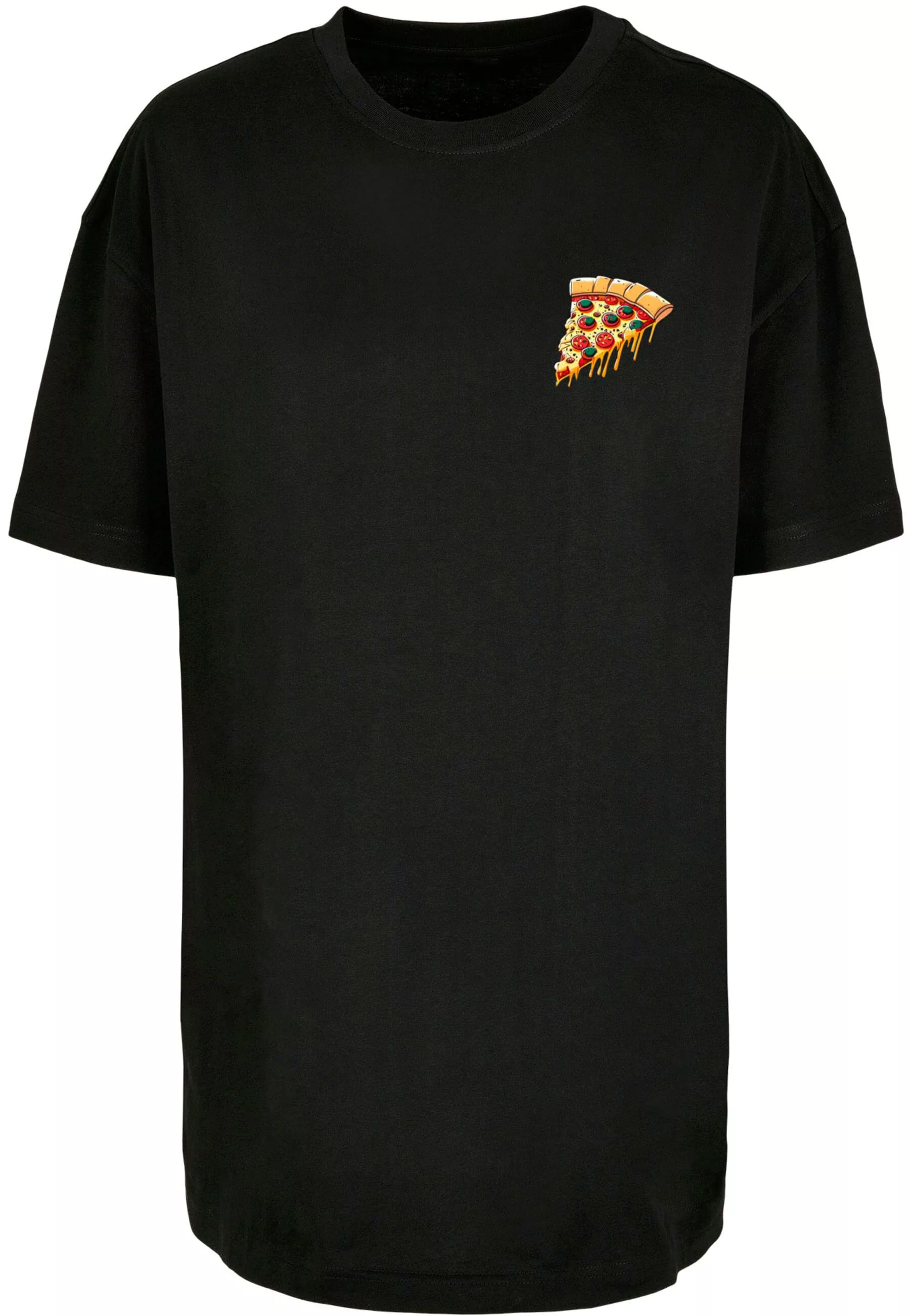 Merchcode T-Shirt "Merchcode Damen Ladies Pizza Comic Boyfriend Tee" günstig online kaufen