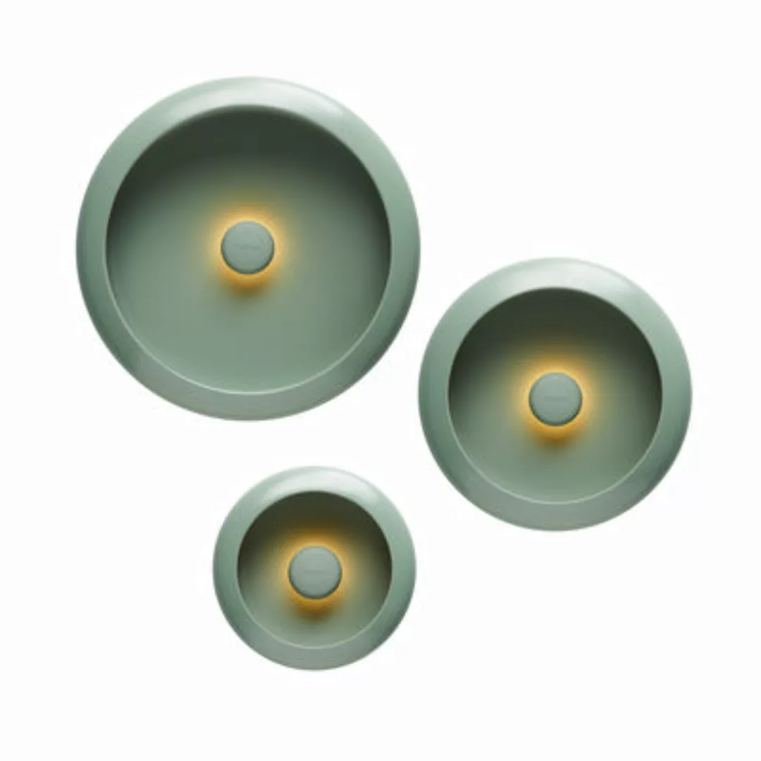 Kabellose, wiederaufladbare Außenlampe Oloha Trio metall grün Metall grün / günstig online kaufen