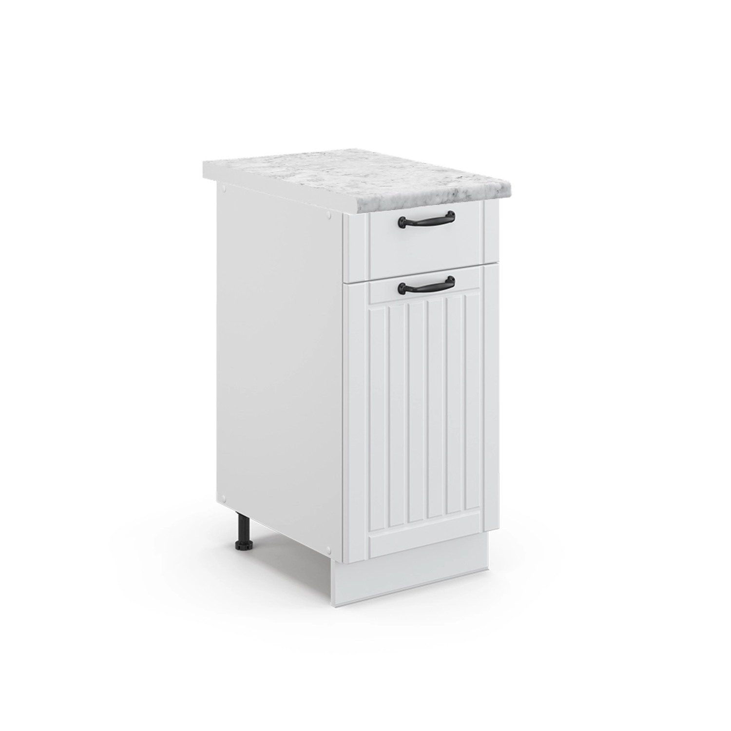 Vicco Unterschrank Fame-Line, Weiß Landhaus/Weiß, 40 günstig online kaufen