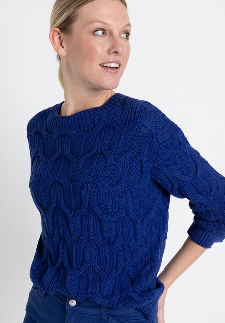 Pullover mit Zopf, gitanes blue, Frühjahrs-Kollektion günstig online kaufen