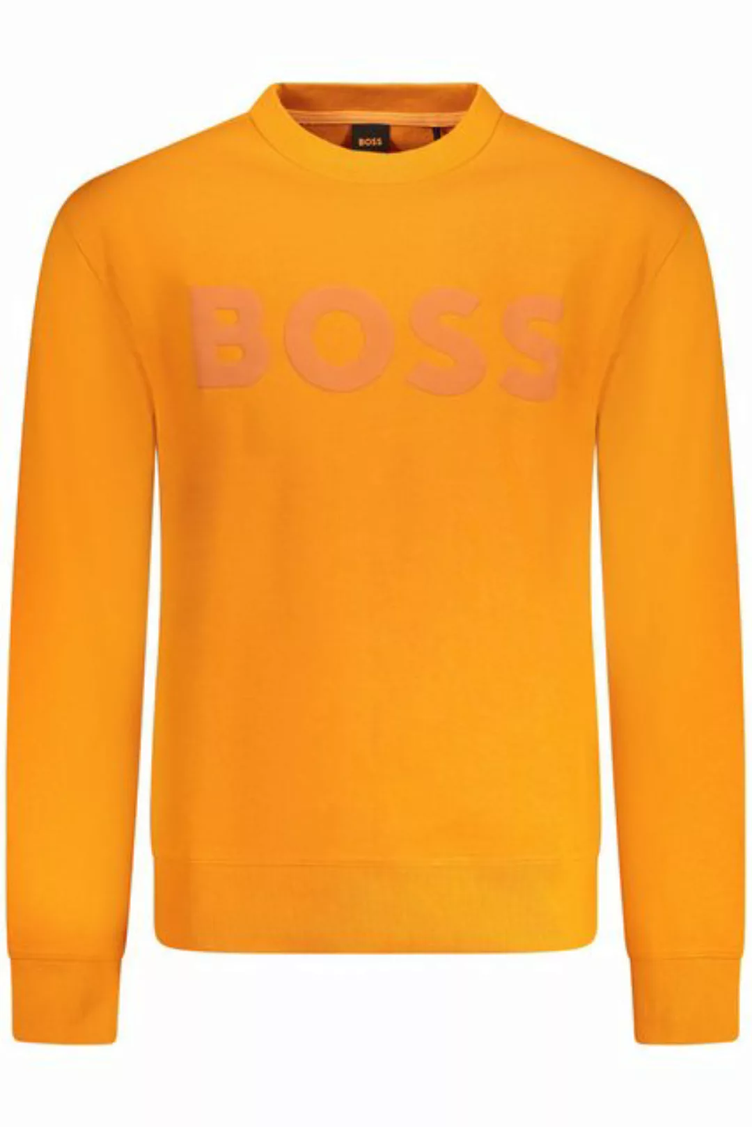 BOSS Sweatshirt Herren Sweatshirt Orange: Langarm, Rundhals günstig online kaufen