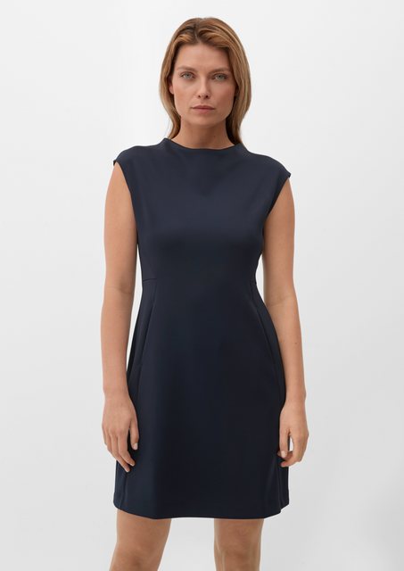 s.Oliver BLACK LABEL Minikleid Kleid aus Scuba Ziernaht günstig online kaufen