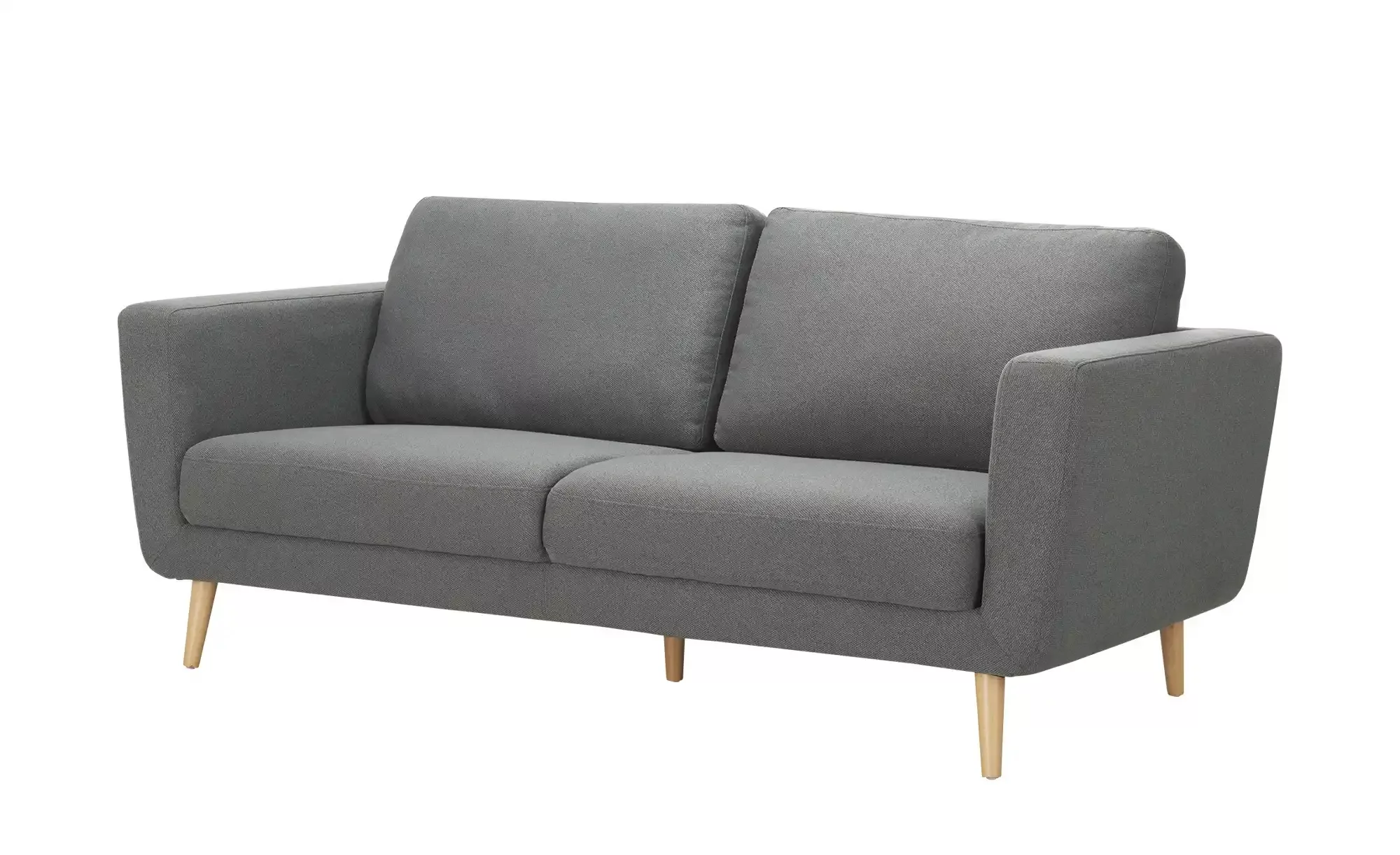 uno Ecksofa aus Mikrofaser Scandi 2223 ¦ grau ¦ Maße (cm): B: 186 H: 88 T: günstig online kaufen