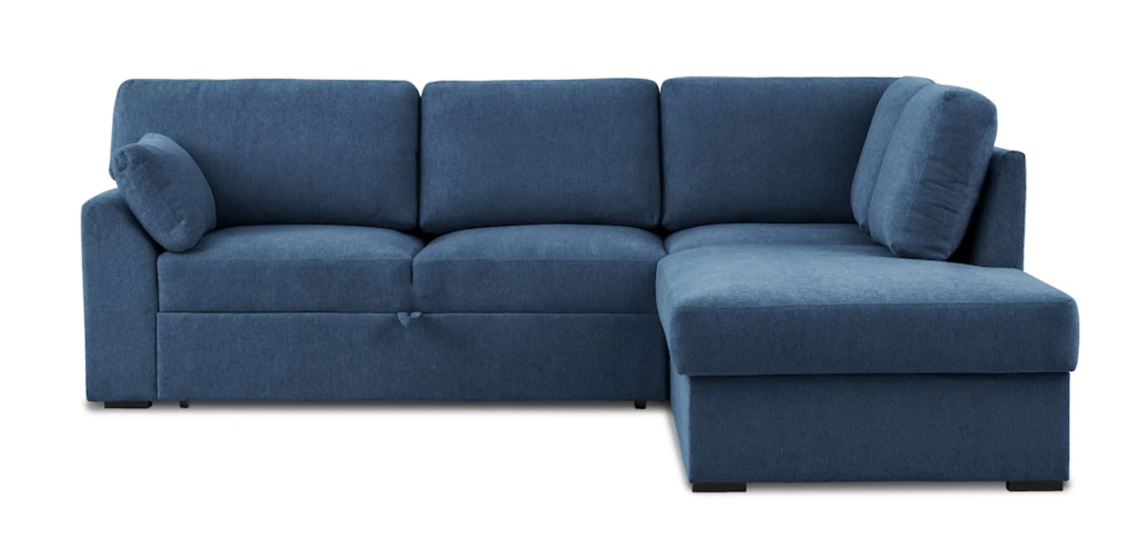 Home affaire Ecksofa "Citry", Breite 242 cm, Chenille, Bettfunktion, Bettka günstig online kaufen