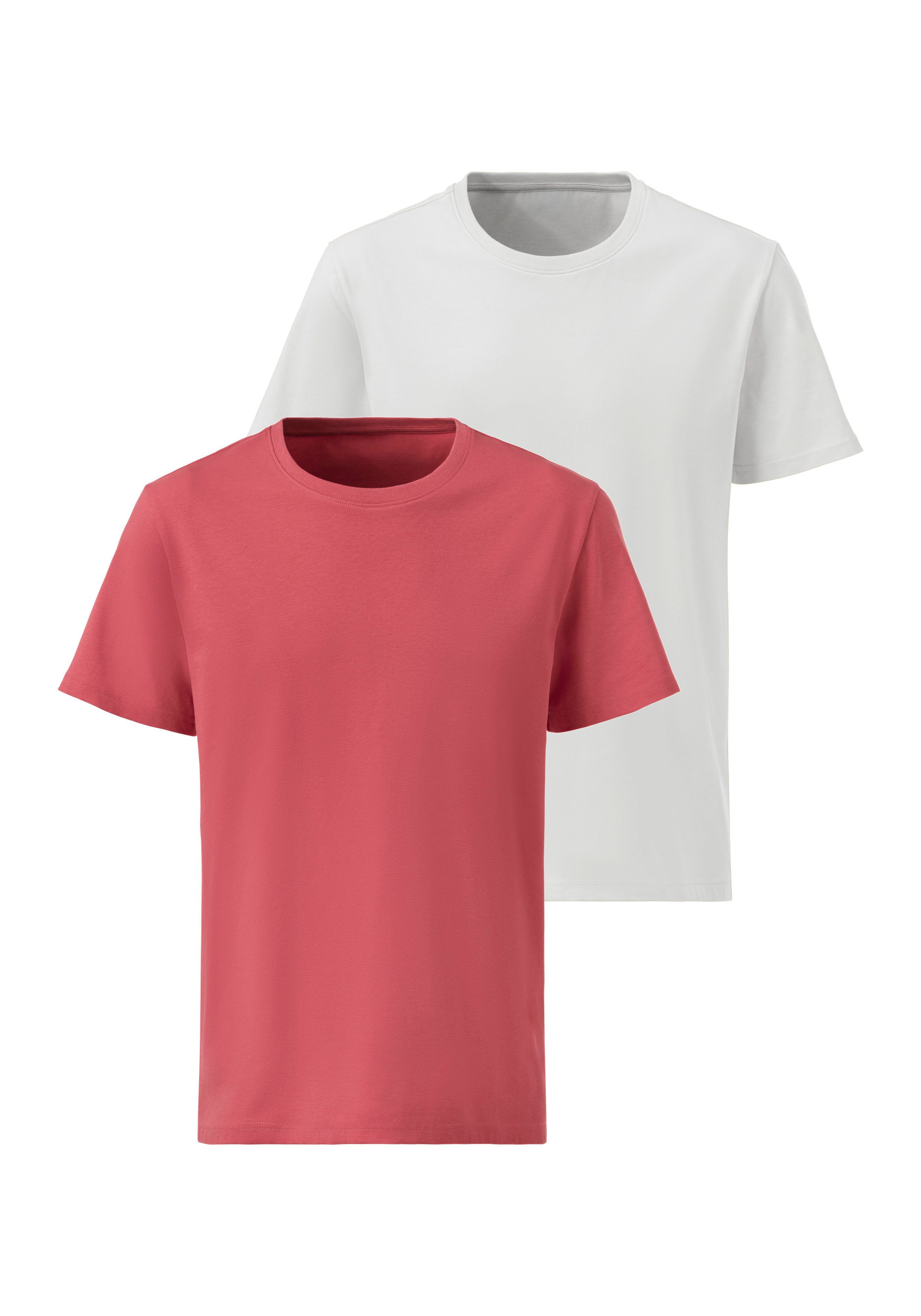 AUTHENTIC LE JOGGER T-Shirt, (Packung, 2), Freizeitshirt aus 100% Baumwolle günstig online kaufen