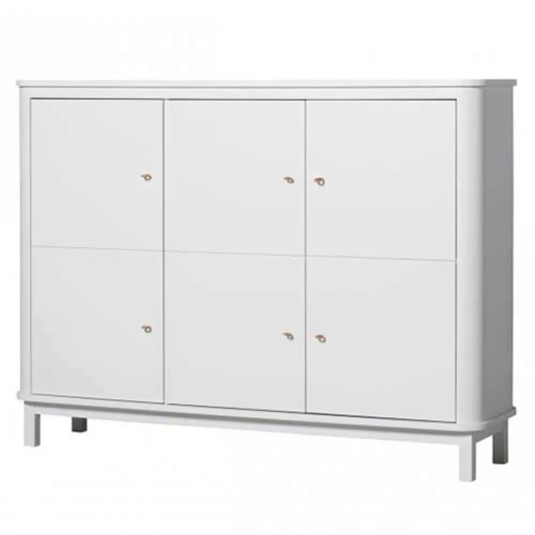 Oliver Furniture Sideboard Multi-Schrank Wood Weiß günstig online kaufen